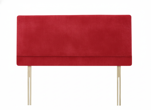 Suede Red Madrid Headboard