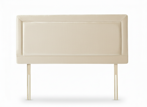Naples Velvet Cream Charlie Headboard
