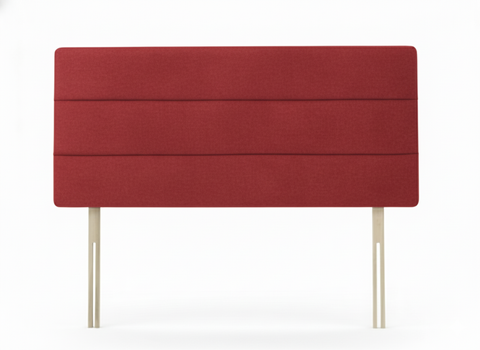 Suede Red Milan Headboard