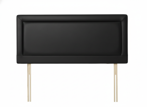 Faux Leather Malaga Black Charlie Headboard