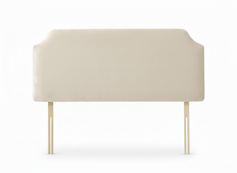 Naples Velvet Cream Mayfair Headboard