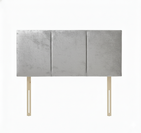 Naples Velvet Silver Tulip Headboard