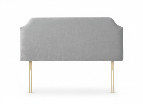 Naples Velvet Silver Mayfair Headboard