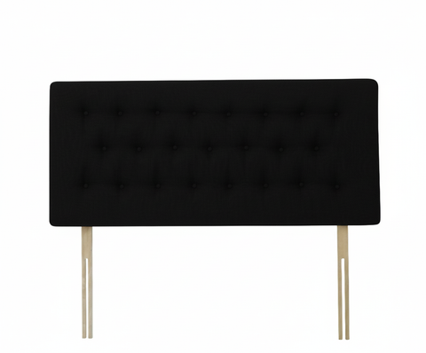 Linen Linoso Black Lona Headboard