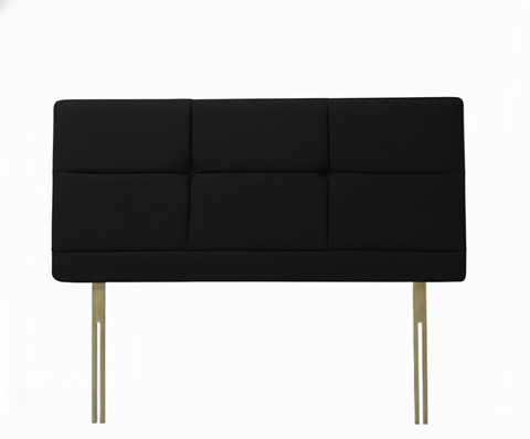 Chenille Maurice Black Bryher Headboard