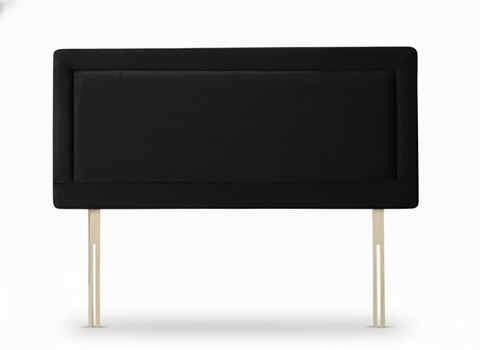 Naples Velvet Black Charlie Headboard