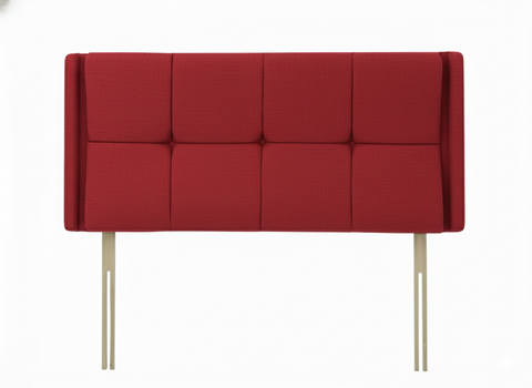 Suede Red Luxor Headboard