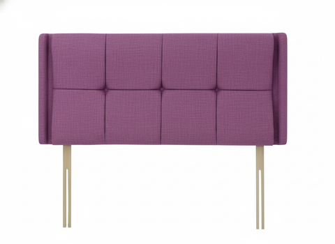 Linen Linoso Orchid Luxor Headboard