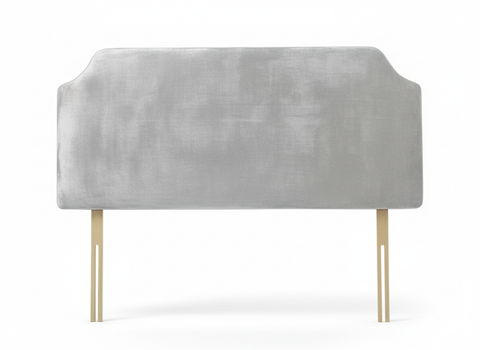 Suede Silver Mayfair Headboard