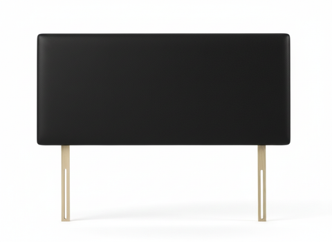 Faux Leather Malaga Black Valencia Headboard