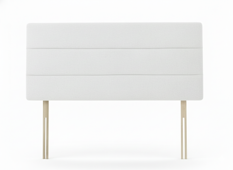 Suede White Milan Headboard