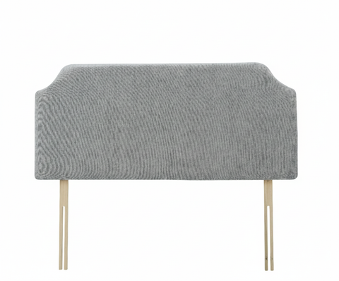 Chenille Maurice Silver Mayfair Headboard