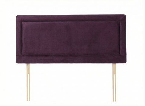 Suede Aubergine Charlie Headboard