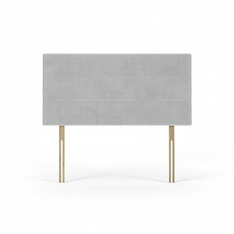 Naples Velvet Silver Milan Headboard