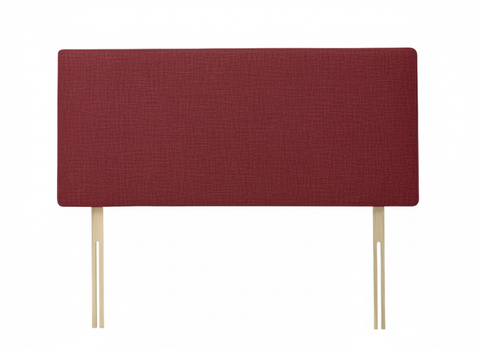 Linen Linoso Red Valencia Headboard