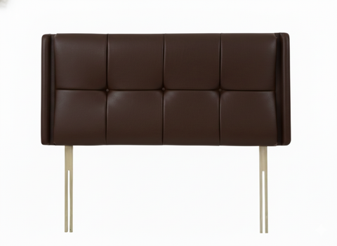 Faux Leather Malaga Chocolate Luxor Headboard