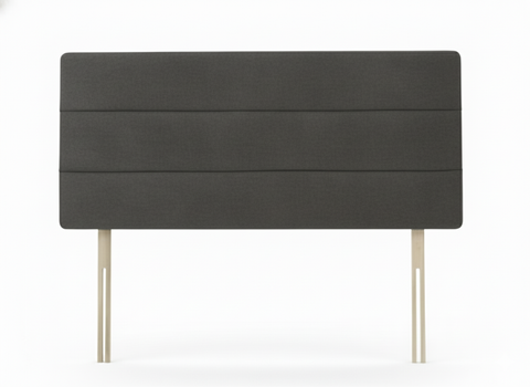 Suede Charcoal Milan Headboard