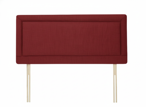 Linen Linoso Red Charlie Headboard