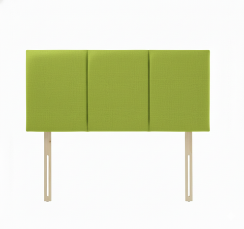 Linen Linoso Lime Tulip Headboard
