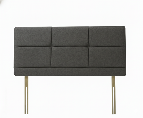 Chenille Maurice Charcoal Bryher Headboard