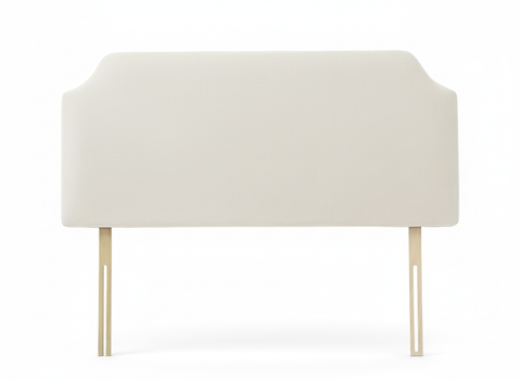 Suede White Mayfair Headboard