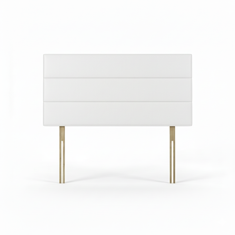 Faux Leather Malaga White Milan Headboard