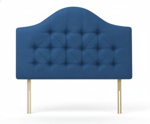 Suede Mid-Blue Victor Headboard