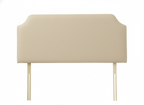 Faux Leather Malaga Cream Mayfair Headboard