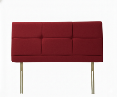 Suede Red Bryher Headboard