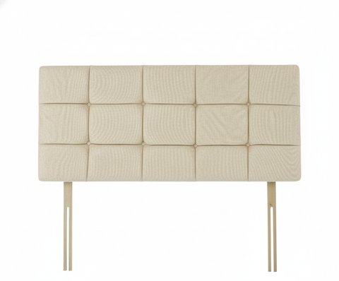 Chenille Maurice Cream Pearl Headboard