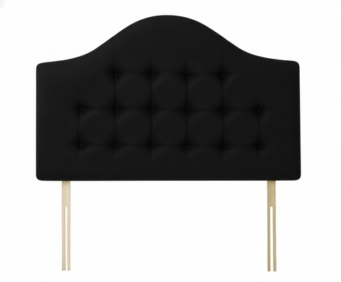 Suede Black Victor Headboard