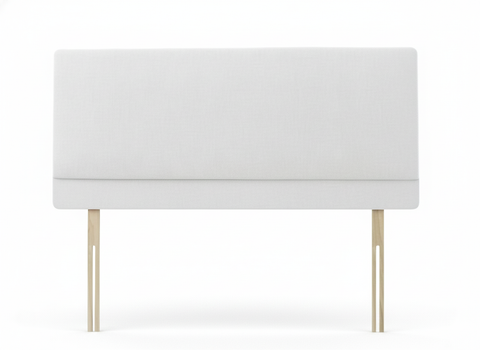 Suede White Madrid Headboard