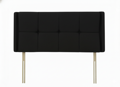Suede Black Luxor Headboard