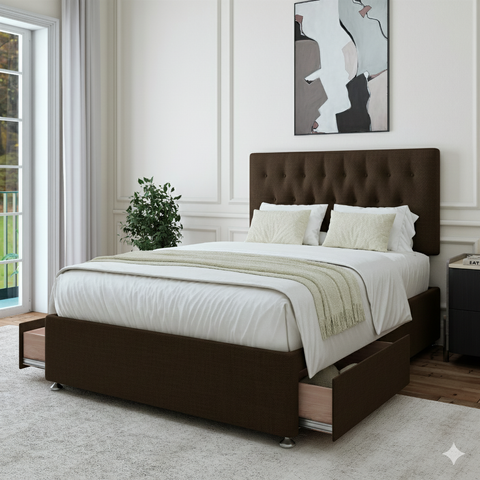 Linen Linoso Divan Bed