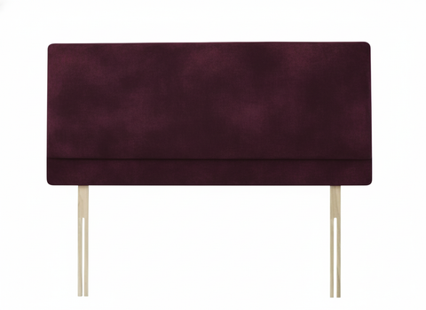 Suede Aubergine Madrid Headboard