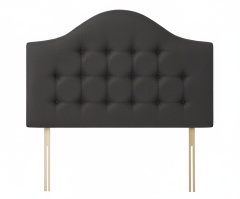 Suede Charcoal Victor Headboard