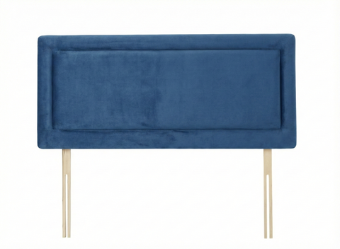 Suede Mid-Blue Charlie Headboard