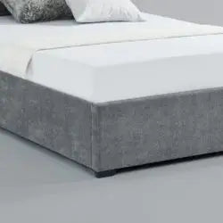Livingstone Fabric Bed Grey