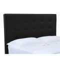 Marbella PVC Black TV Bed Headboard