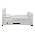 Marbella PVC TV Bed White Side View