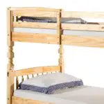 Milano Pine Bunk Bed Light Antique