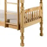 Milano Pine Bunk Bed Light Antique