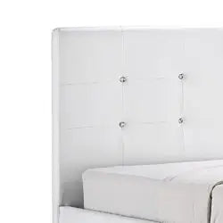 Quartz Storage PU Bed Black
