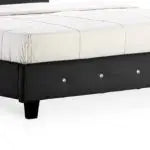 Quartz Storage PU Bed Black