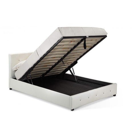 Quartz Storage PU Bed Black