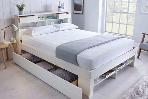 Fabio White Wooden Drawer