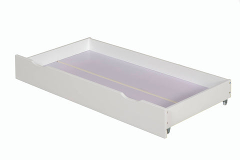 ZIBO UNDERBED DRAWER WHITE (SINGLE) ( 1 BOX)