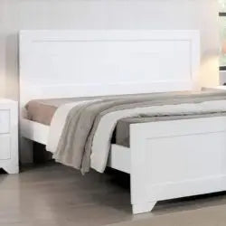 Zircon Bed White