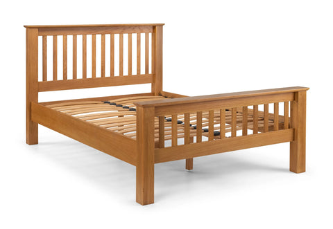 Acorn Solid Oak Bed High Footend
