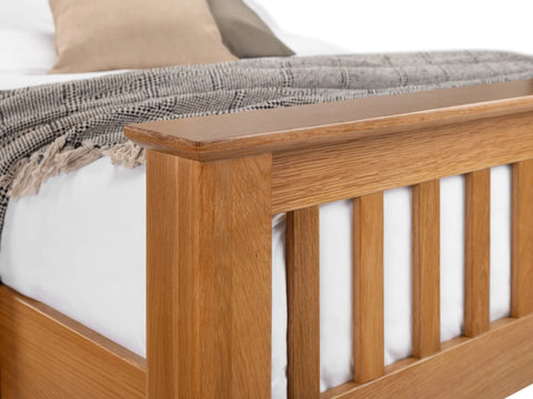 Acorn Solid Oak Bed High Footend